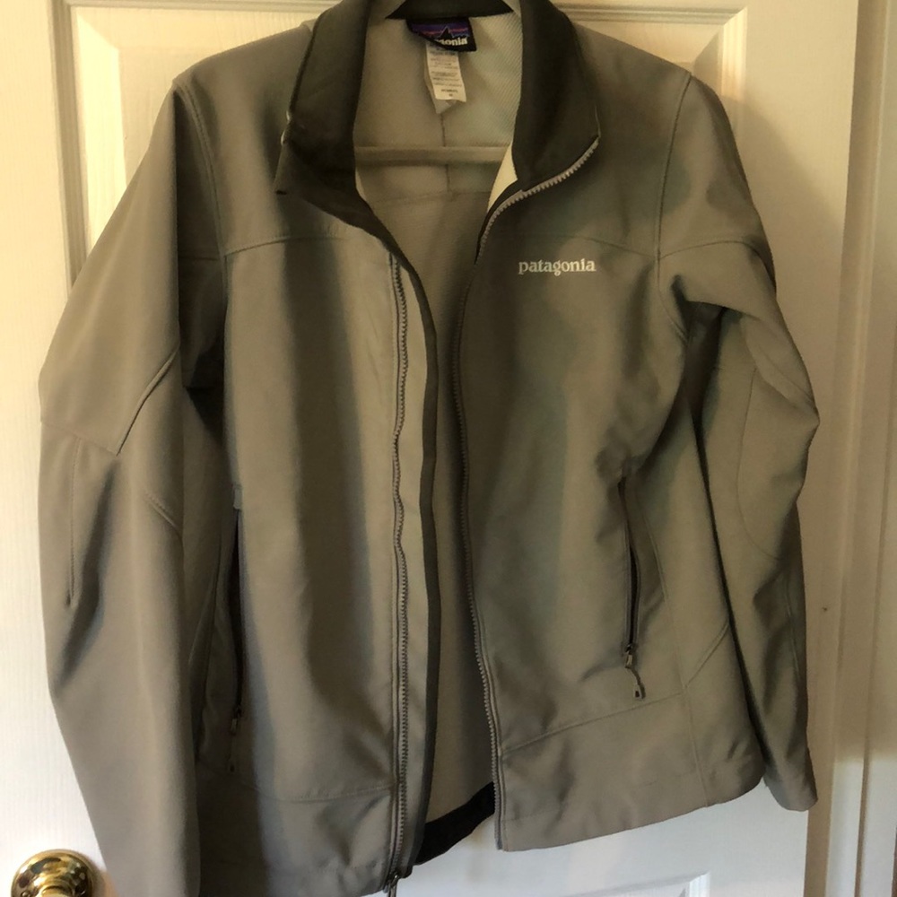Gray Patagonia Polartec Jacket